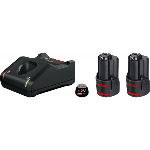Фото - Акумулятор для електроінструментів Bosch Professional GBA 12В 2х3.0А·год ЗП GAL 12V-40 (1.600.A01.9RD)