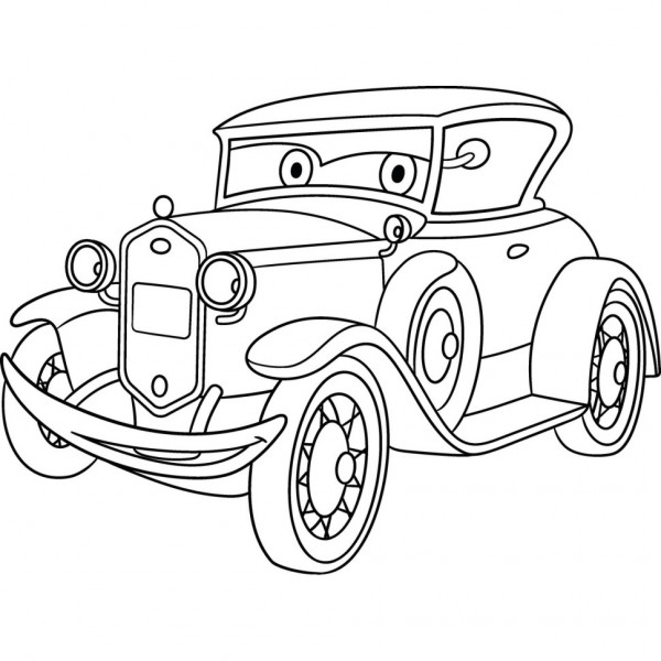 Фото - Розмальовки ArtCraft Ретро автівка 25х30 см (15068-AC)