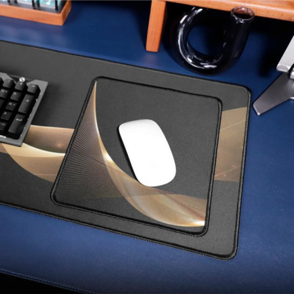 Фото - Килимок для миші HOCO GM22 Aurora gaming mouse pad Black (6931474799968)