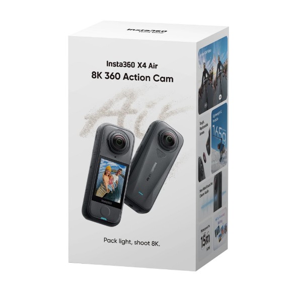 Фото - Экшн-камера Insta360 X4 Air Starter Bundle Black (CINSAAFA/SE03)