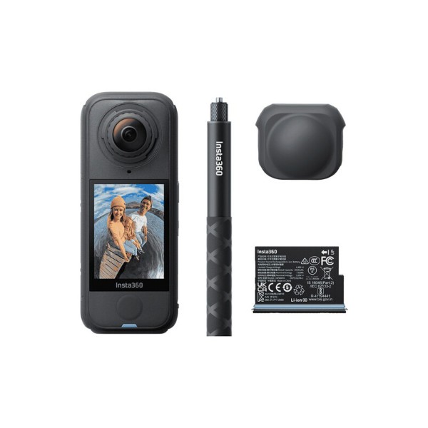 Фото - Экшн-камера Insta360 X4 Air Starter Bundle Black (CINSAAFA/SE03)