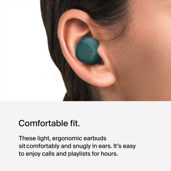 Фото - Наушники вкладыши беспроводные TWS Belkin Soundform Bolt True Wireless Turquoise (AUC009BTTE)
