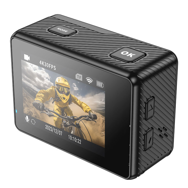 Фото - Экшн-камера HOCO DV101 dual color screen sports camera Black