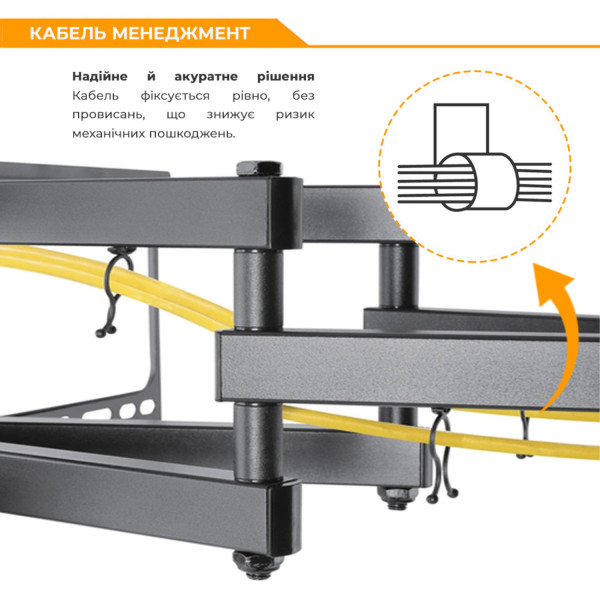 Фото - Крепление для телевизора iTECH PTRB44 Black