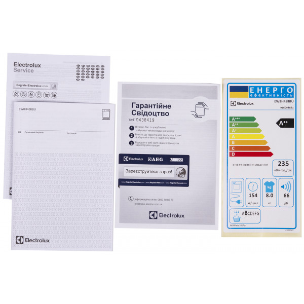 Фото - Сушильная машина Electrolux EW8H458BU