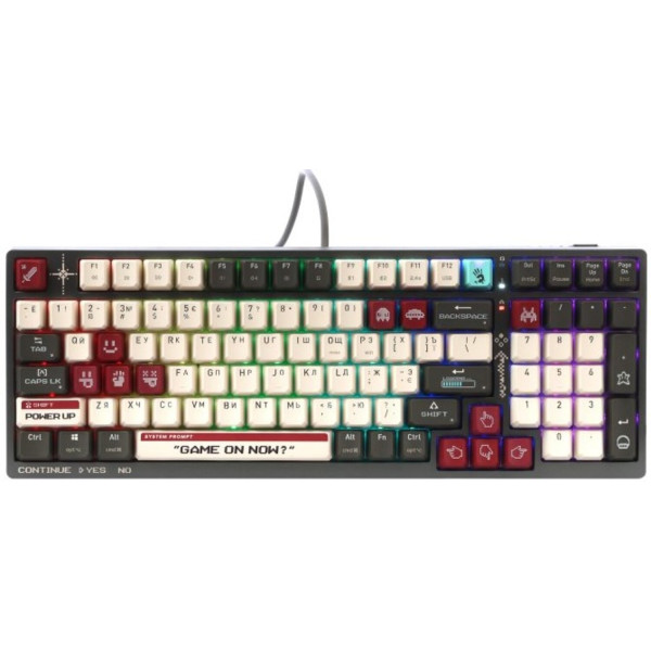 Фото - Клавіатура бездротова ігрова Bloody WS98 (Pixels Red) Фото - Клавіатура бездротова ігрова Bloody WS98 (Pixels Red)
