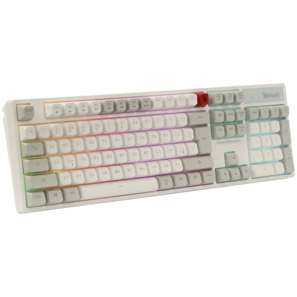 Фото - Клавиатура проводная игровая Bloody B230N (White)
