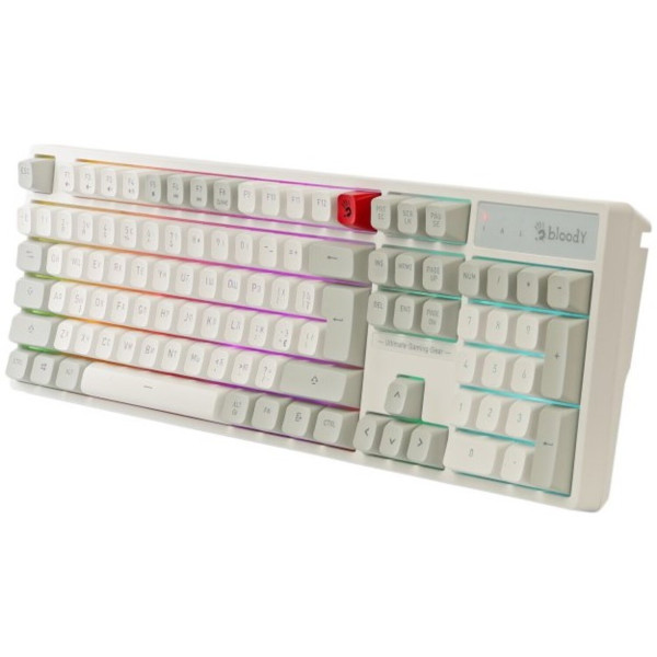 Фото - Клавиатура проводная игровая Bloody B230N (White)