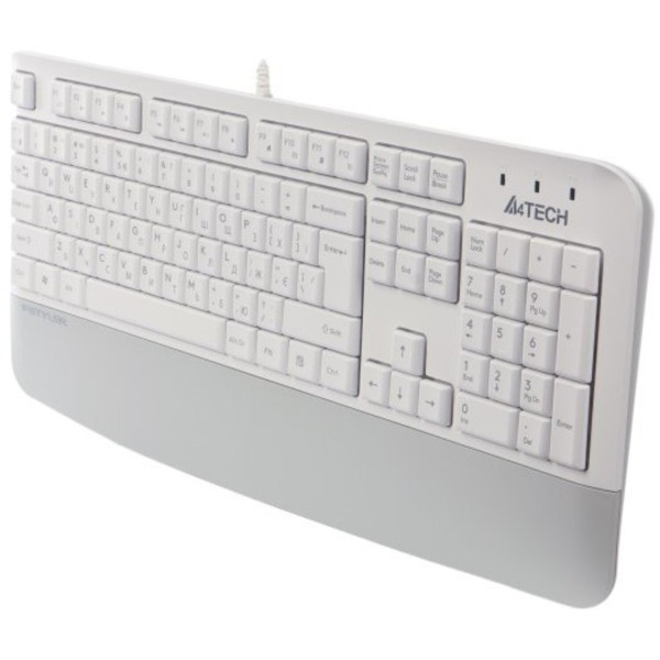 Фото - Клавіатура дротова A4tech FK20 (White)