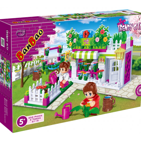 Фото - Пластиковий конструктор Banbao
"Модне місто" (252 Ел.) Квіткова крамниця (6116) Фото - Пластиковий конструктор Banbao
"Модне місто" (252 Ел.) Квіткова крамниця (6116)