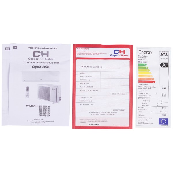 Фото - Кондиціонер спліт Cooper&Hunter CH-S24XN7