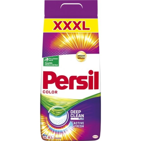Фото - Уцінка - Пральний порошок Persil Колор авт. 8,1кг, 54 цикла #