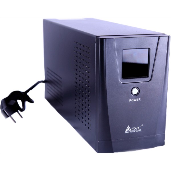 Фото - Джерело безперебійного живлення SVC 1000VA (SL-1KS-LCD)