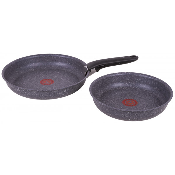 Фото - Набор сковород со съемной ручкой Tefal L6829072 Ingenio Mineralia Force 3 пр.