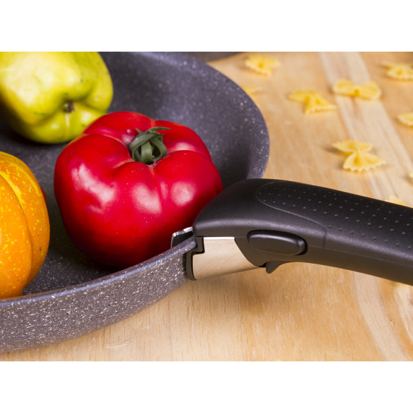 Фото - Набор сковород со съемной ручкой Tefal L6829072 Ingenio Mineralia Force 3 пр.