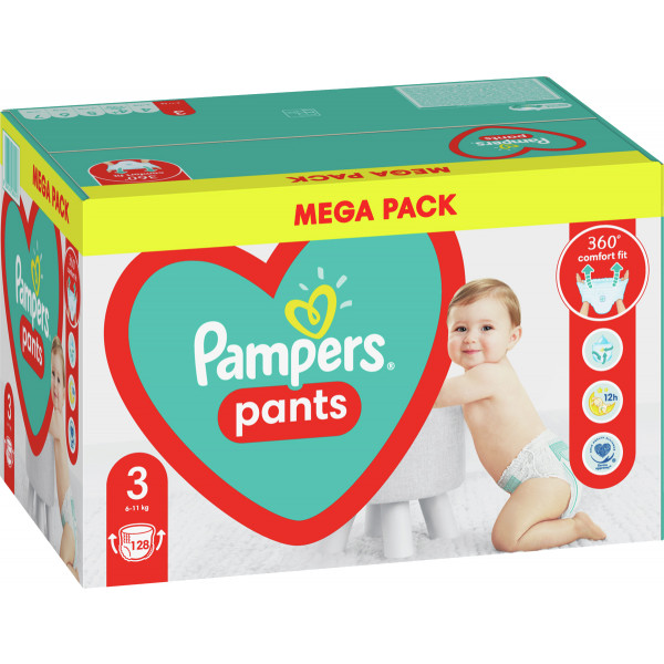Фото - Одноразовые подгузники-трусики Pampers Pants Midi Размер 3 (6-11 кг) 128 шт. (8006540069417)