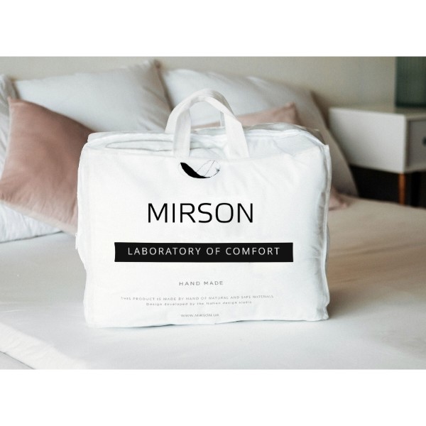 Фото - Ковдра літня двоспальна євро MirSon Silk Royal Pearl 0504 літо 220х240 см (2200000038586)