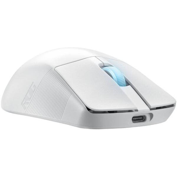 Фото - Мышь беспроводная игровая Asus ROG Harpe Ace Aim Lab Edition, RGB, USB-A/WL/BT, білий