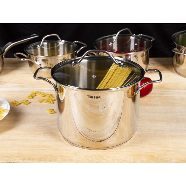 Фото - Набір посуду Tefal A702SC85 Intuition 10 пр. (Кастр. 6/4,9/2,9/2, ковш 1,3 л)