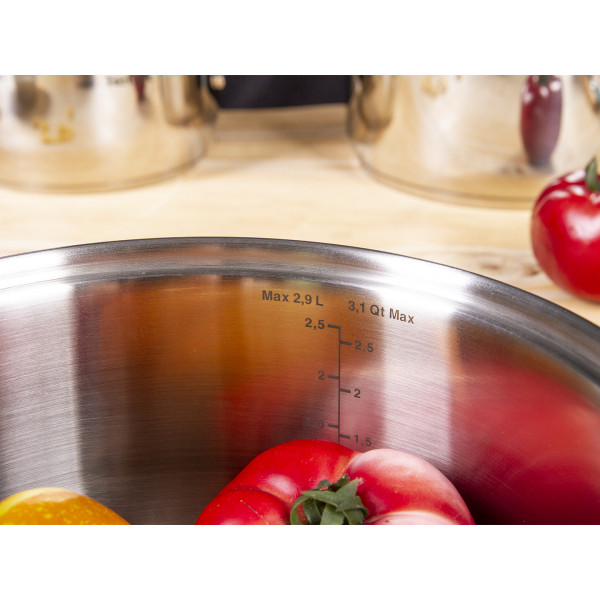 Фото - Набір посуду Tefal A702SC85 Intuition 10 пр. (Кастр. 6/4,9/2,9/2, ковш 1,3 л)
