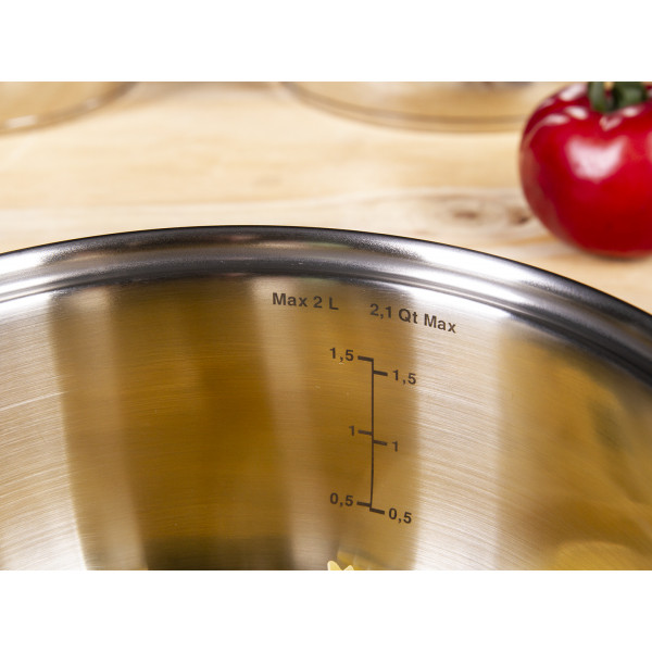 Фото - Набір посуду Tefal A702SC85 Intuition 10 пр. (Кастр. 6/4,9/2,9/2, ковш 1,3 л)