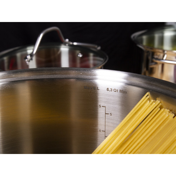 Фото - Набір посуду Tefal A702SC85 Intuition 10 пр. (Кастр. 6/4,9/2,9/2, ковш 1,3 л)