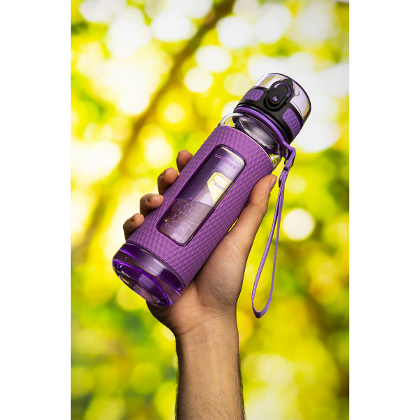 Фото - Пляшка для води UZspace 5044 Diamond 450 мл Фиолетовая