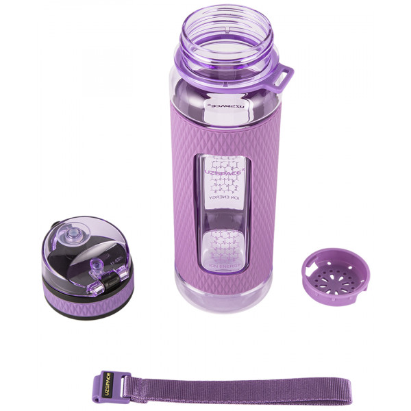 Фото - Пляшка для води UZspace 5044 Diamond 450 мл Фиолетовая