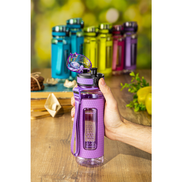 Фото - Пляшка для води UZspace 5044 Diamond 450 мл Фиолетовая
