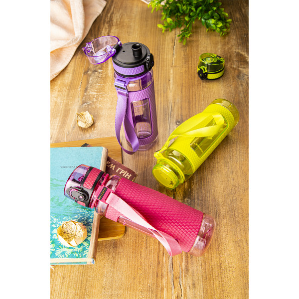 Фото - Пляшка для води UZspace 5044 Diamond 450 мл Фиолетовая