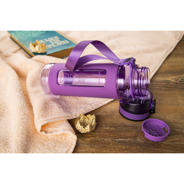 Фото - Пляшка для води UZspace 5044 Diamond 450 мл Фиолетовая