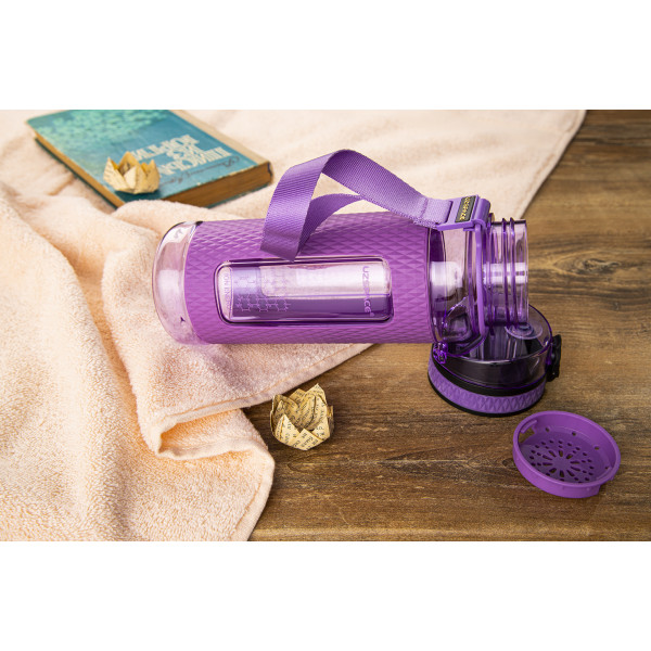 Фото - Уценка - Бутылка для воды UZspace 5045 Diamond 700 мл Фиолетовая