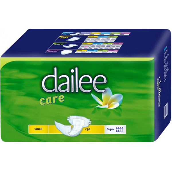 Фото - Одноразові підгузки Dailee Care Super Small для дорослих дихаючі Розмір 3, 30 шт. (144.12.001)