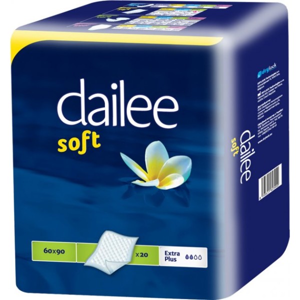 Фото - Одноразова пелюшка Dailee Soft Extra Plus 60*90, 20 шт. (144.12.006)