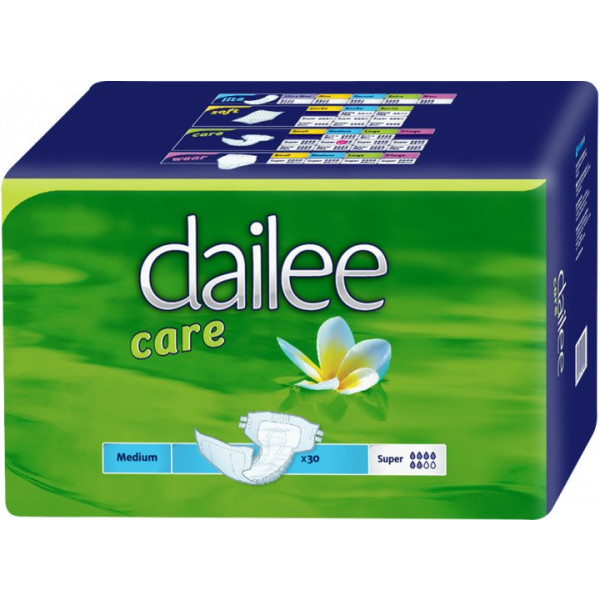 Фото - Одноразові підгузки Dailee Care Super для дорослих дихаючі Розмір 3, 30 шт. (144.12.002) Фото - Одноразові підгузки Dailee Care Super для дорослих дихаючі Розмір 3, 30 шт. (144.12.002)