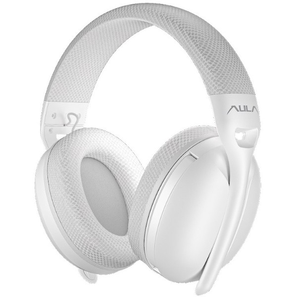 Фото - Гарнітура дротова ігрова Aula S6 Wireless Headset White (6948391235561)