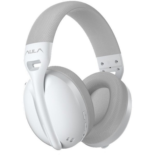 Фото - Гарнітура дротова ігрова Aula S6 Wireless Headset White (6948391235561)