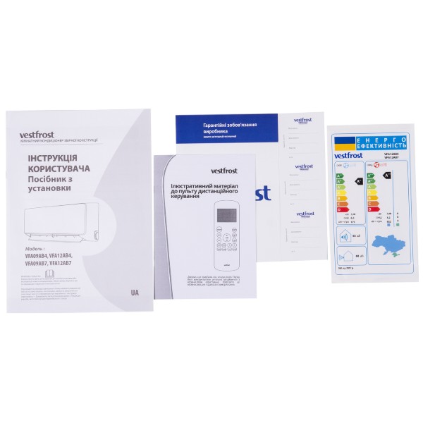 Фото - Кондиціонер спліт Vestfrost VFA13AB4 inverter (Wi-Fi)