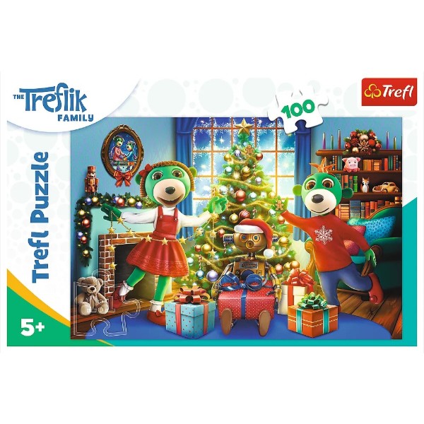 Фото - Пазлы (5-7 лет) Trefl "Рождество у Трефликов" (100 элм.) (16459)