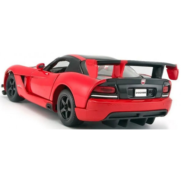 Фото - Колекційна машинка 1:24 Bburago Dodge Viper SRT10 ACR (асорті помар-чорн металік, черв-чорн металік, 1:24) (18-22114)