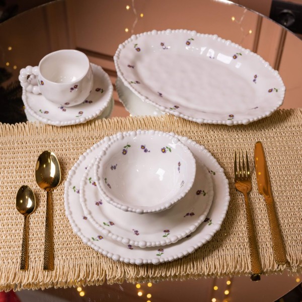 Фото - Столовый сервиз Yiwu Pearl 32 пр. (YY78-4A)