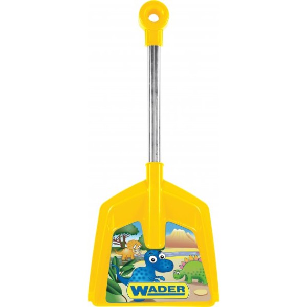 Фото - Лопатка для игры в песочнице Wader короткая зеленая в ассортименте (72350)