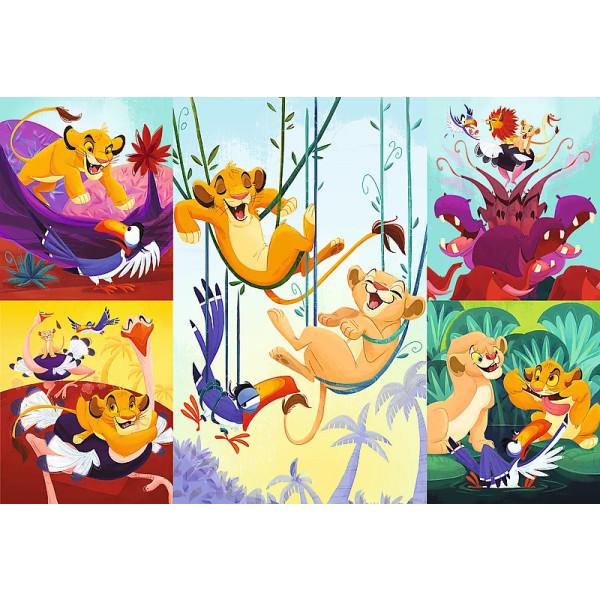 Фото - Пазли (5-7 років) Trefl Lion King Мужній Король Лев 100 ел. (64787)