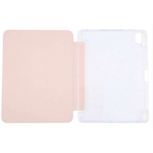 Фото - Чохол для планшета BeCover Ultra Slim Origami Transparent з кріпленням Apple iPad 10.9" (2022/2024)/iPad (А16) 2025 11" Pink (712940)