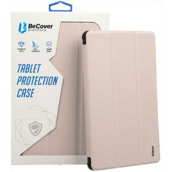 Фото - Чохол для планшета BeCover Ultra Slim Origami Transparent з кріпленням Apple iPad 10.9" (2022/2024)/iPad (А16) 2025 11" Pink (712940)