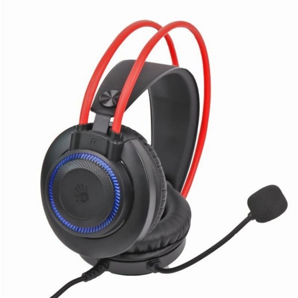 Фото - Гарнітура дротова ігрова Bloody G200S Black/Red
