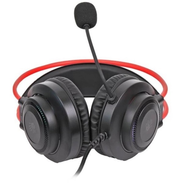 Фото - Гарнітура дротова ігрова Bloody G200S Black/Red