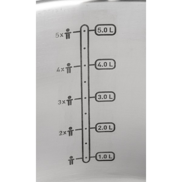 Фото - Набір посуду Tefal G723SA74 Cook & Clip 10 пр каструлі 22см (6,1 л)/24 см (5,0 л)/20 см (2,9 л)/18 см (2,0 л), ковш16 см (1,5 л)