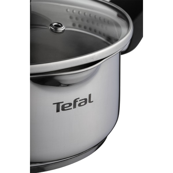 Фото - Набір посуду Tefal G723SA74 Cook & Clip 10 пр каструлі 22см (6,1 л)/24 см (5,0 л)/20 см (2,9 л)/18 см (2,0 л), ковш16 см (1,5 л)