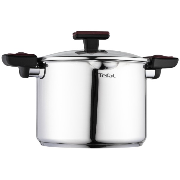Фото - Набір посуду Tefal G723SA74 Cook & Clip 10 пр каструлі 22см (6,1 л)/24 см (5,0 л)/20 см (2,9 л)/18 см (2,0 л), ковш16 см (1,5 л)